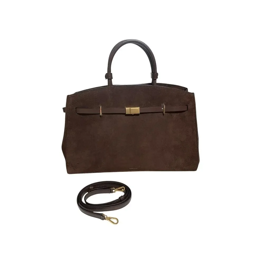 Demellier London NWT The Hudson Mocha Suede Tote Bag